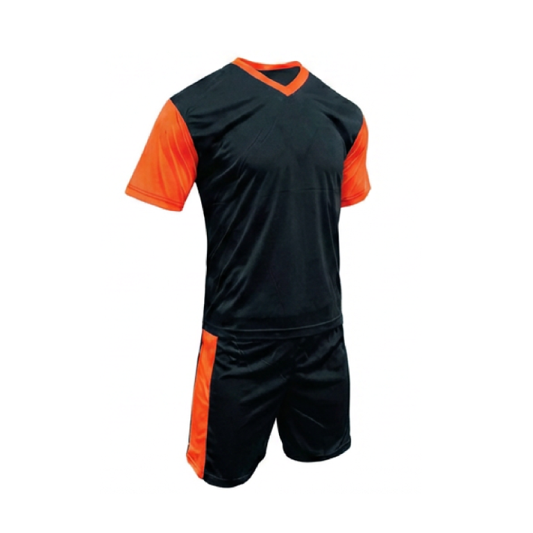 Holland Football Kit BLACK/NEON ORANGE Sport Emporium