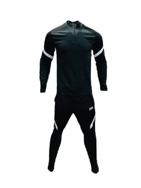 Club 2 Piece Tracksuit - Black/White Sport Emporium