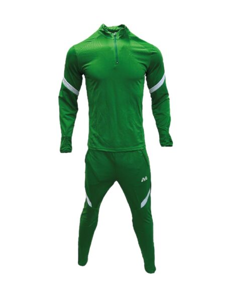 Club 2 Piece Tracksuit - Emerald/White Sport Emporium