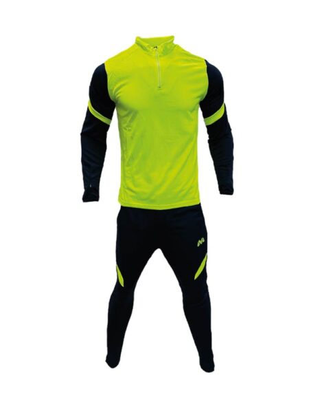 Club 2 Piece Tracksuit - Navy/Neon Yellow Sport Emporium
