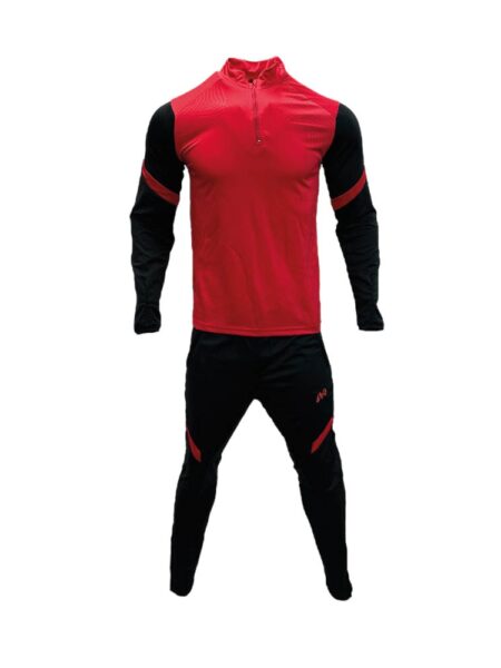 Club 2 Piece Tracksuit - Red/Black Sport Emporium