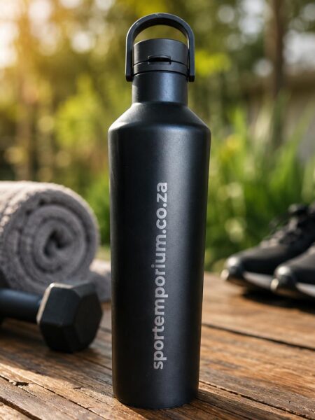 Stainless Steel Vacuum Water Bottle Black - 750ml Sport Emporium