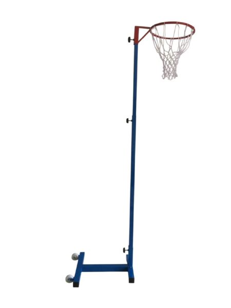 Netball Poles Weighted Base with Wheels - Pair Sport Emporium